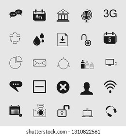 universal social media and network icon set