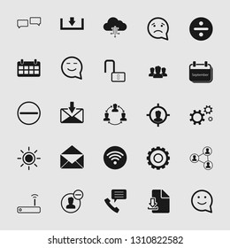 universal social media and network icon set
