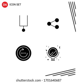  Universal Solid Glyphs Set for Web and Mobile Applications instrument; reload; media; sharing; ui Editable Vector Design Elements