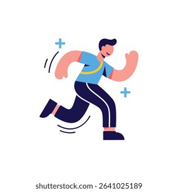 A universal symbol for movement, speed, and physical activity. The simplicity of its design makes it highly effective in conveying its message instantly and across cultures.