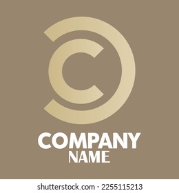 Universal template for company logo. Vector illustration