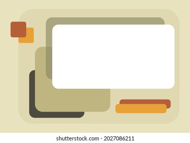 Universal templates in retro style for invitations and cards. Free space for text. Vector illustration