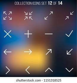 Universal Thin Icons Set for Your Web design, Mobile design, Infographics, and other. Business, Finance 12