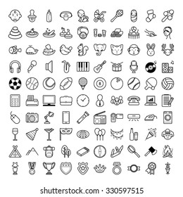 Universal Thin Line Icons