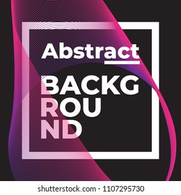 Universal trend geometric shape with text template. Bright bold composition. Design elements for Magazine, leaflet, billboard, sale, background