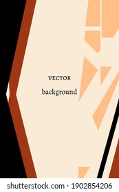 Universal trendy abstract background. Template for cover, invitation, banner, placard, poster, flyer. Vector flat illustration