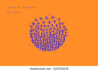 Universal trendy bold geometric shape