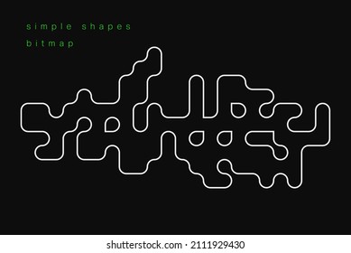Universal trendy bold geometric shape