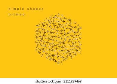 Universal trendy bold geometric shape