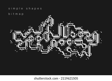 Universal trendy bold geometric shape