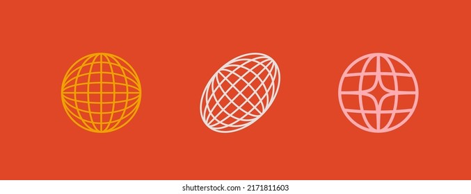 Universal trendy geometric shapes set juxtaposed with bright bold elements composition. Design forms for Poster, leaflet, billboard, sale