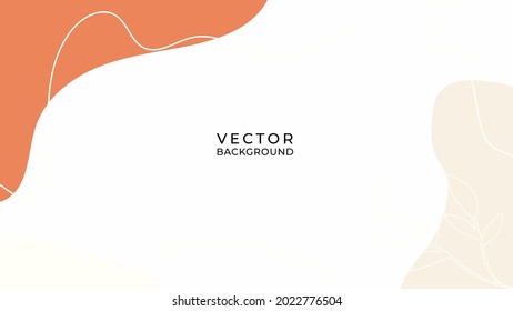 Universal trendy organic floral flower leaf boho art abstract birthday templates. Good for poster, card, invitation, flyer, banner, placard, brochure and other graphic design. Organic background
