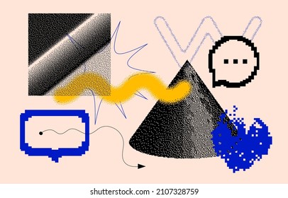 Universeller, trendiger, geometrischer, heller, roter Rahmen