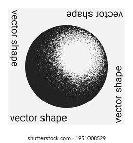 Universal trendy vector geometric shape isolated on grey background. Design element for Magazine, leaflet, billboard, sale Posters