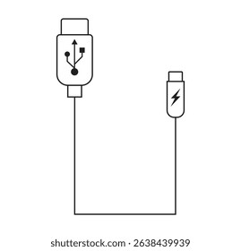 Universal USB Icons  Connect with Ease .  usb flash drive vector icon. Usb icon set .  Illustrator 