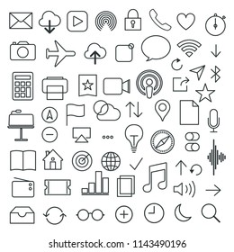 Universal User Interface Icons Collection