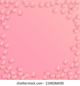 Universal vector background with many random confetti