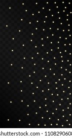 Universal vector background with many random confetti
