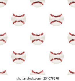 Universal vector baseball seamless patterns tiling. Sport theme with balls. Endless texture can be used for wrapper, cover, package, pattern fills, surface textures. 