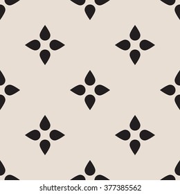 Universal vector black and white seamless pattern (tiling). Monochrome geometric ornaments. Texture for scrapbooking, wrapping paper, textiles, home decor,