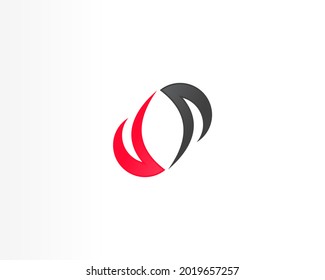 Universal vector company logo icon design concept