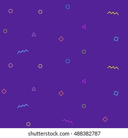 Universal vector detailed geometric illustration.