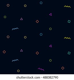 Universal vector detailed geometric illustration.