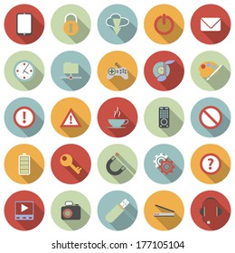 Universal Vector Flat Icons