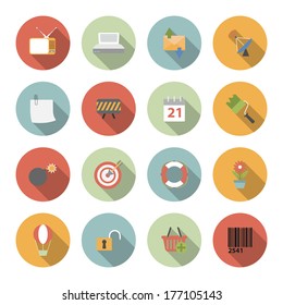 Universal Vector Flat Icons