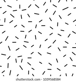 Universal vector seamless pattern of simple elements. Classical bright stylish trendy trendy youth background for any print, web, design projects