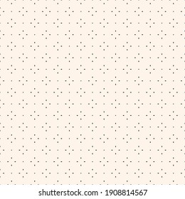Universal vector seamless pattern. Simple minimalist geometric texture. Abstract monochrome minimal background with small floral shapes, tiny dots. Subtle repeat design for decor, print, wallpapers
