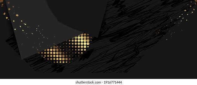 Eine universelle Version der Basis für einen Kreis und Linien für Hochzeitsgold oder Weihnachtsgold-Elemente für Hochzeit oder Weihnachten, die abstrakte, glänzende Farbe golden