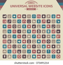 Universal and web Icon set,clean vector