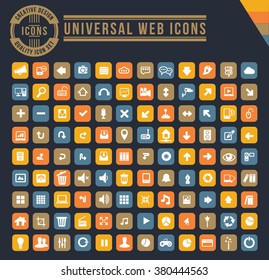 Universal Web Icon set,clean vector