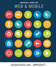 Universal Web Icons Web and Mobile. Vector icon set illustration. simple pictogram minimal, flat, solid, mono, monochrome, plain, contemporary style. Vector illustration web internet design elements