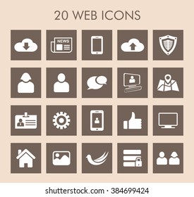 Universal Web Icons Set For Web and Mobile