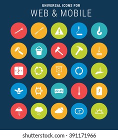 Universal Web Icons Set for Web and Mobile. simple pictogram minimal, flat, solid, mono, monochrome, plain, contemporary style. Vector illustration web internet design elements