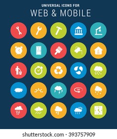 Universal Web Icons Set for Web and Mobile. simple pictogram minimal, flat, solid, mono, monochrome, plain, contemporary style. Vector illustration web internet design elements
