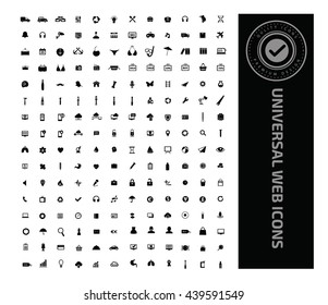 Universal website icon set,vector