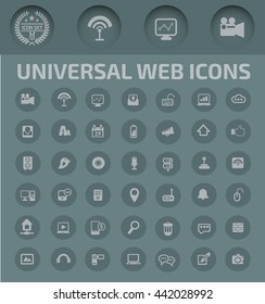 Universal website icon set,vector