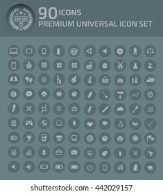 Universal website icon set,vector