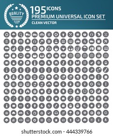 Universal website icon set,vector