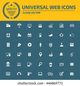 Universal website icon set,vector