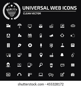 
Universal website icon set,vector