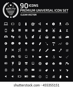 
Universal website icon set,vector