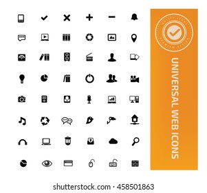 
Universal website icon set,vector