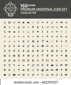 
Universal website icon set,vector
