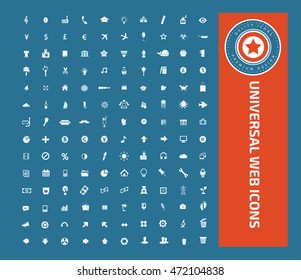 
Universal website icon set,vector