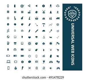 Universal Website icon set,vector