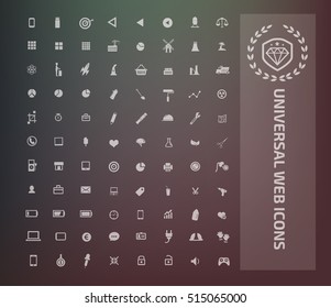 Universal website icon set,vector